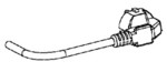 Cordon d&#039;alimentation pour appareil  raclette Lono 0415390011 WMF