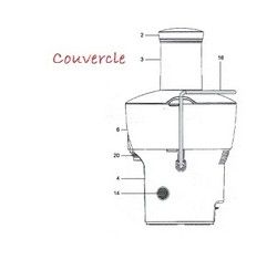 couvercle pour centrifugeuse Riviera & Bar PR774A