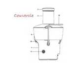 couvercle pour centrifugeuse Riviera &amp; Bar PR774A