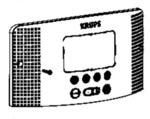 Cadran avec carte de commande Espresseria EA815E70 Krups