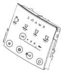 Panneau de commande tactile pour robot caf Delonghi Magnifica Start ECAM220.80.SB S11