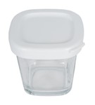Petit pot en verre + couvercle blanc pour yaourtire SEB Multi Dlices YG660 - YG661