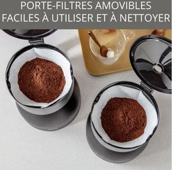 Porte-filtre amovible pour cafetire Krups Duothek KT850110
