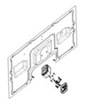 Rflecteur assembl pour plancha Riviera &amp; Bar Cook &amp; Serve QPL450 - QPL480
