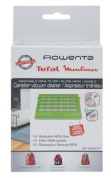 Filtre Hepa lavable pour aspirateur Rowenta / Moulinex Compacteo
