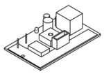 Carte lectronique pour aspirateur sans sac Electrolux 600 EL61
