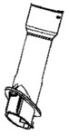 Poigne de flexible pour aspirateur Rowenta X-