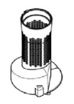 Filtre cylonique pouraspirateur traneau domestique Nilfisk Meteor