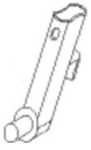 Manchon de raccord pour brosse rectangulaire nettoyeur vapeur Astoria NN650A
