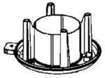 Socle pour centrifugeuse Frutelia Plus de Moulinex JU420D10/MR0