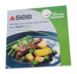 Livre de recettes Nutricook Gourmet SEB "Savourez des recettes gourmandes avec Nutricook"