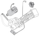 Kit de transmission pour robot caf Delonghi Magnifica ECAM31 - ECAM32