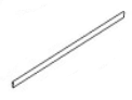 Joint de la brosse pour aspirateur Unlimited Série 6 Bosch