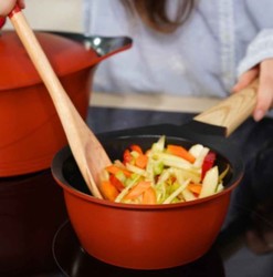 Casserole antiadhsive 16 cm Cookut compatible tous feux - couleur au choix