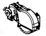 Roue droite + moteur pour aspirateur Rowenta Explorer Serie 130