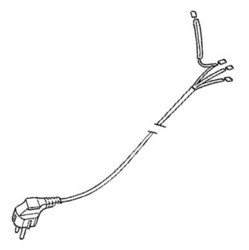 Cable d'alimentation pour friteuse Uno L AF179D10/87A de Moulinex