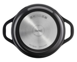 Cocotte ronde Air 4,7 litres   24 cm de marque Tefal pour 4 personnes revtement sans PFOA