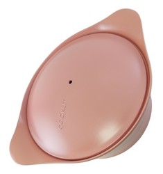 L'Incroyable cocotte ovale 20 cm Cookut compatible tous feux - rose guimauve