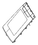 Panneau avant pour friteuse sans huile Moulinex Easy Fry 9-en-1 Multifonction AL5558F0 - AL556DF0