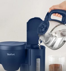 Verseuse  caf en verre avec couvercle pour cafetire filtre Tefal Morning CM2M1410