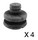 Lot de 4 pieds pour Expresso & Filtre Magimix