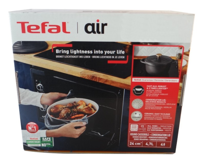 Tefal - TEFAL AROMA Cocotte 24 cm 4,8 L Fonte daluminium Induction -  Multicuiseur - Rue du Commerce