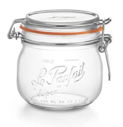 Lot de 12 bocaux 500 ml "Super" Le Parfait ( Offre 11 + 1 offert )