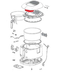 Hublot pour friteuse Seb One Basic FF160800/87a