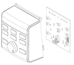 Panneau de commande blanc pour ECAM13.123.W Delonghi