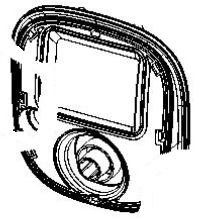 Support de cadran pour cuiseur Moulinex Cookeo Mini CE88E310/87A
