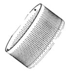 Bo�tier inf�rieur pour purificateur d'air Rowenta Pure Air Mini PU1520F0 - PU1521F0