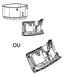 Support de cuve pour friteuse sans huile Tefal Easy Fry EY130 ou suve + support