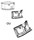 Support du panier de cuisson pour friteuse sans huile Moulinex Easy Fry EZ130 ou support + cuve
