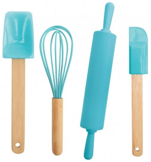 Ustensile Cuisine Enfant - Set accessoires cuisine enfant montessori  comprenant Couteau enfant, Rouleau à Pâtisserie, Maryse, Spatule, Cuillère,  Fouet, Pinceau, Louche, Pince, Pot à ustensiles en destockage et  reconditionné chez DealBurn