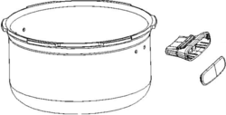 Cuve et poignes pour cuiseur Moulinex Cookeo Mini CE88E310/87A