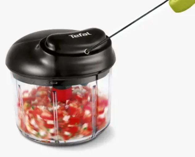 TEFAL Hachoir Manuel 5 secondes, Hacher Découper Mixer 900 ml + Lame glace  pilée