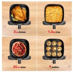 Grille de cuisson amovible antiadhsive pour friteuse sans huile Moulinex Easy Fry Mega EZ855
