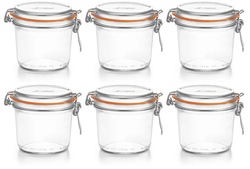 Lot de 6 terrines 350 g diamtre 85 mm "Super" Le Parfait