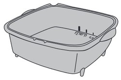 Cuve avec rsistance pour friteuse Versalio FR490070/87A Tefal