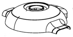 Couvercle suprieur beige pour Cookeo + CE854L11 Moulinex