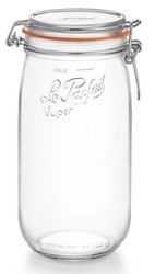 Lot 6 bocaux 1,5 L "Super" Le Parfait