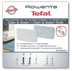 Kit de 2 lingettes pour nettoyeur vapeur Clean & Steam et Clean & Steam Multi de Rowenta