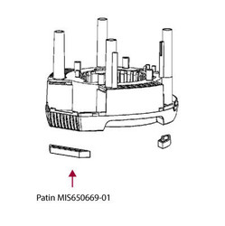 Patin / pied avant pour blender ultrablend + lm936e10 moulinex