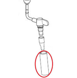 Tube de la buse vapeur pour machine espresso ECP31.21 Delonghi