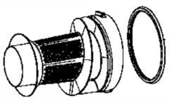 Grille sparateur pour X-FORCE FLEX 14.80 RH9B74WO/41A Rowenta
