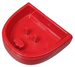 Bac récolte-gouttes rouge pour cafetière expresso Smeg ECF02RDEU
