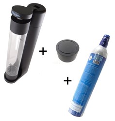 Machine  bulles + 1 cylindre de CO2 + une bouteille avec bouchon pour la machine  bulles Les Frenc