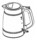 Verseuse en verre pour bouilloire en verre Tefal KI605B30