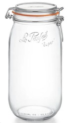 Lot 6 bocaux 2 L "Super" Le Parfait