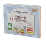 Ferments yaourts aromatisés Bio Lagrange Vanille - Fraise - Citron